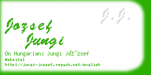 jozsef jungi business card